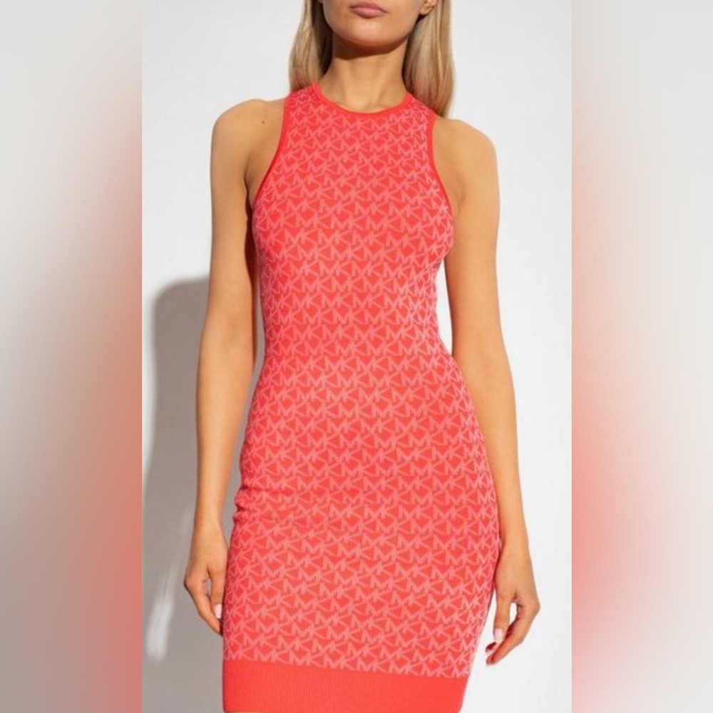 Michael Kors coral dress size L